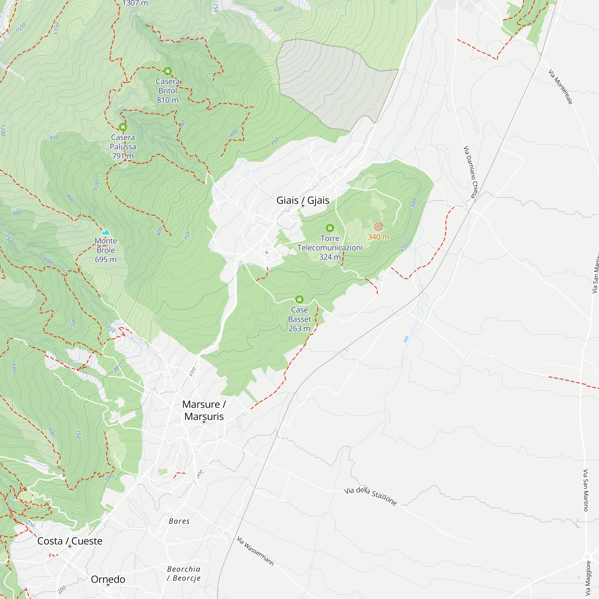 Case Basset map