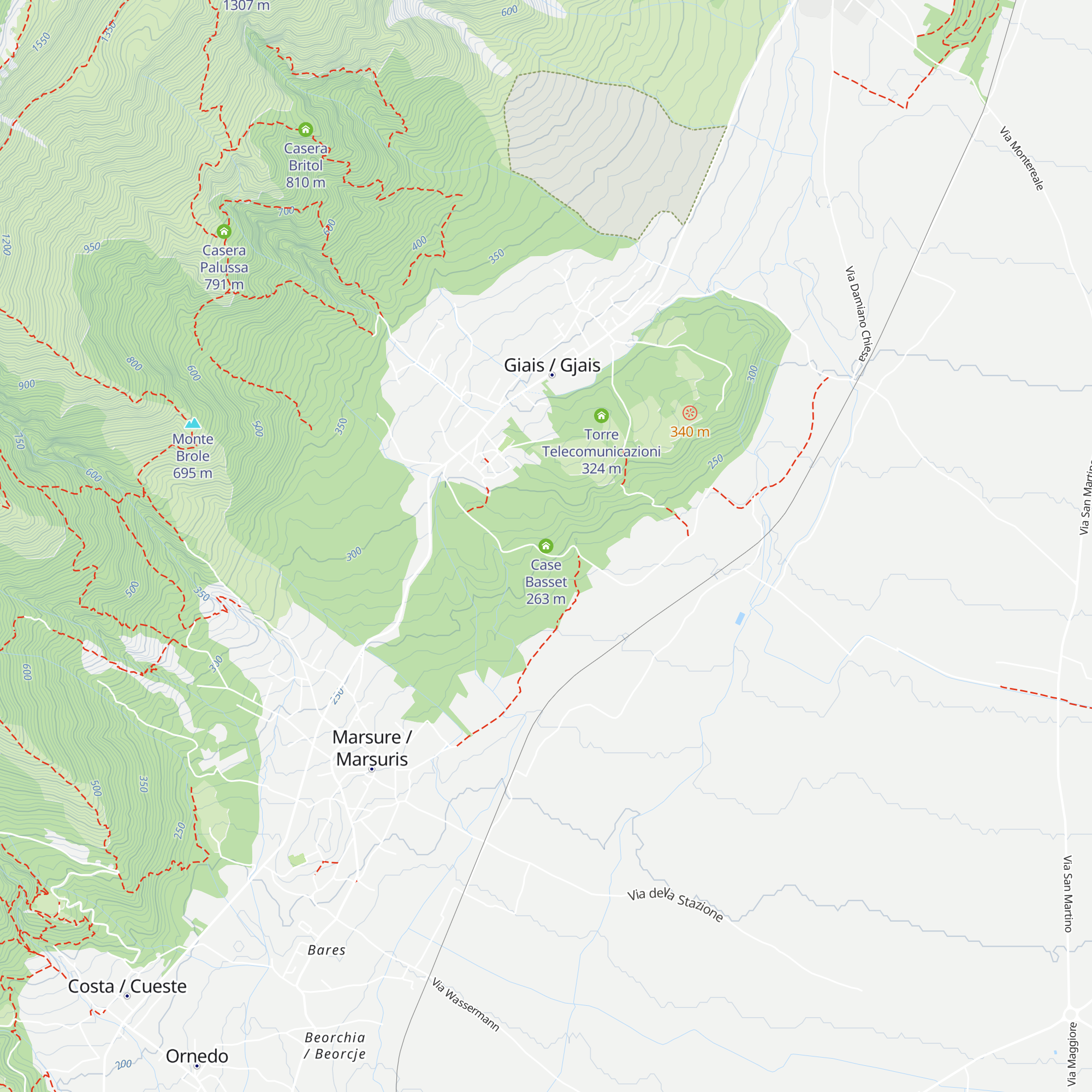 Case Basset map