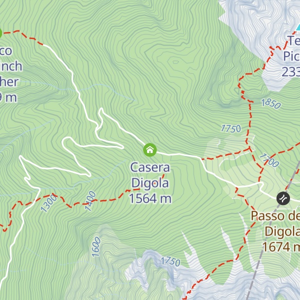 Map of Casera Digola