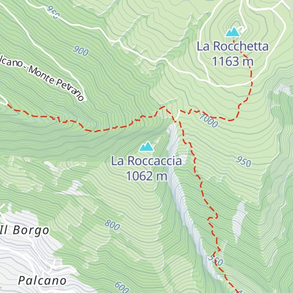 Map of La Roccaccia