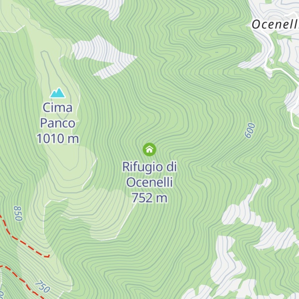 Map of Rifugio di Ocenelli