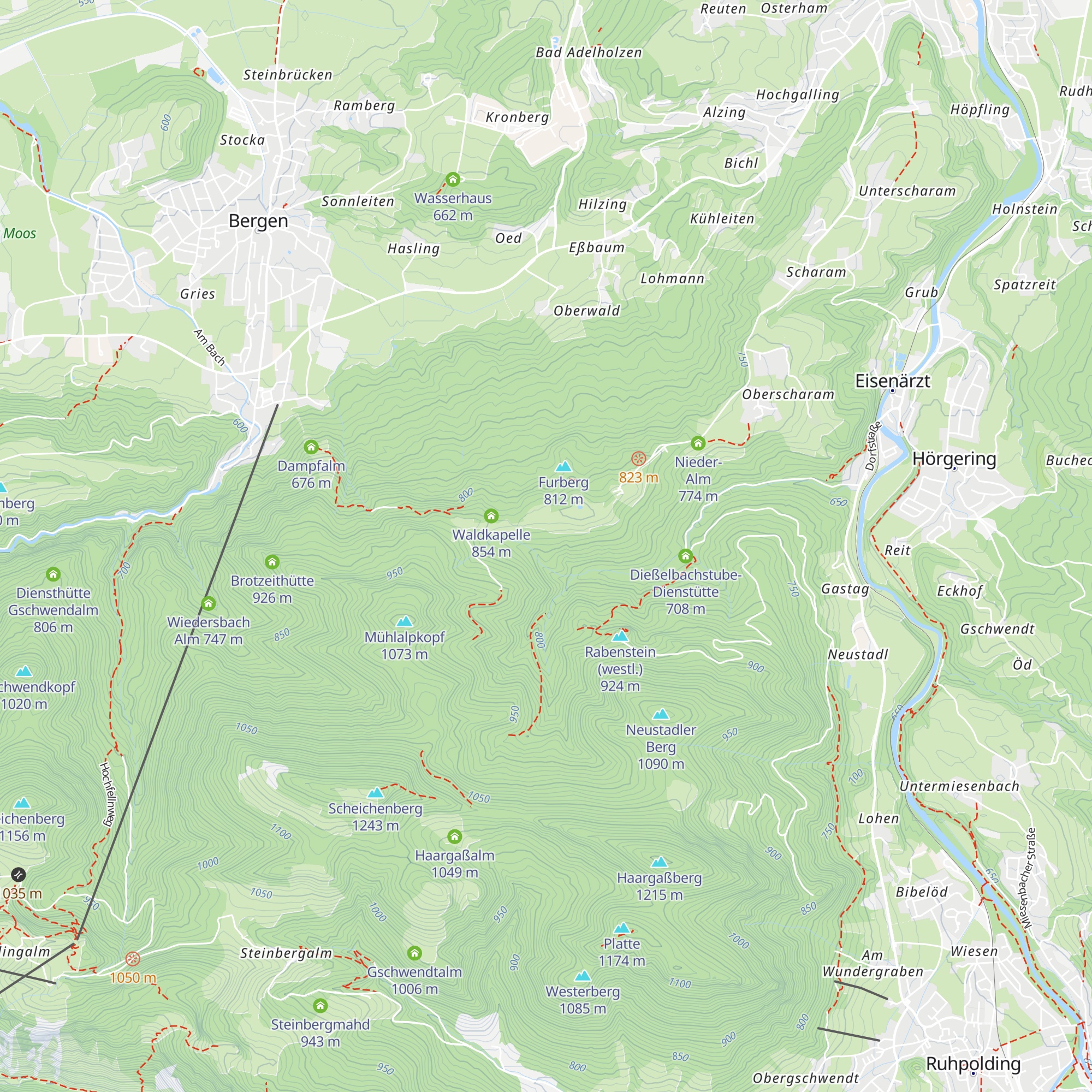 Einsiedlerei map