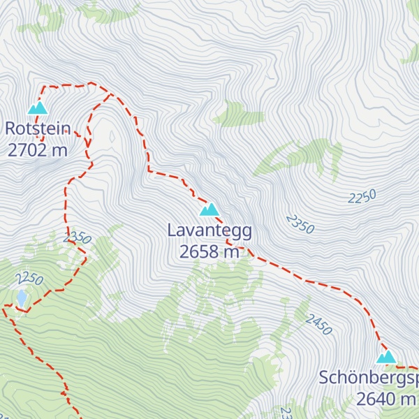 Map of Lavantegg