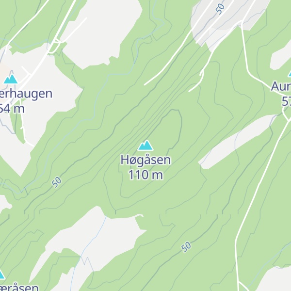 Map of Høgåsen