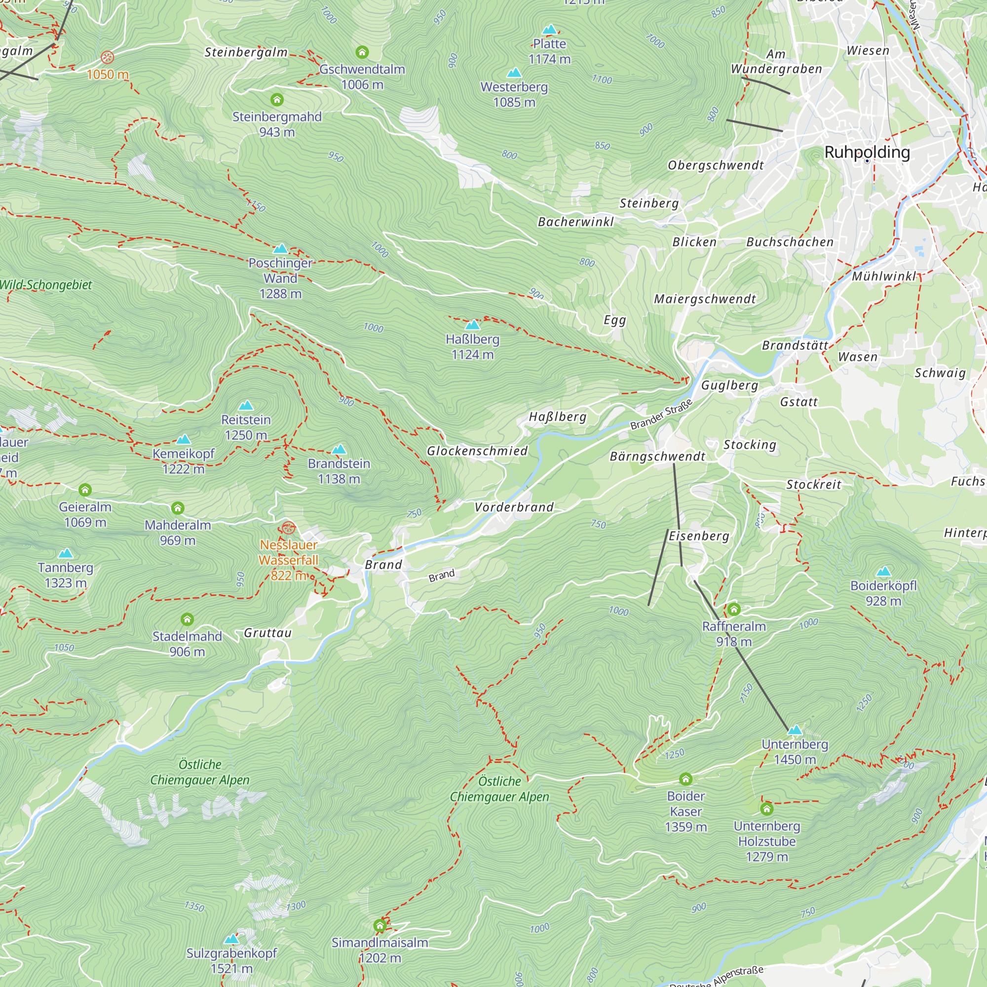 Staudigel Diensthütte map