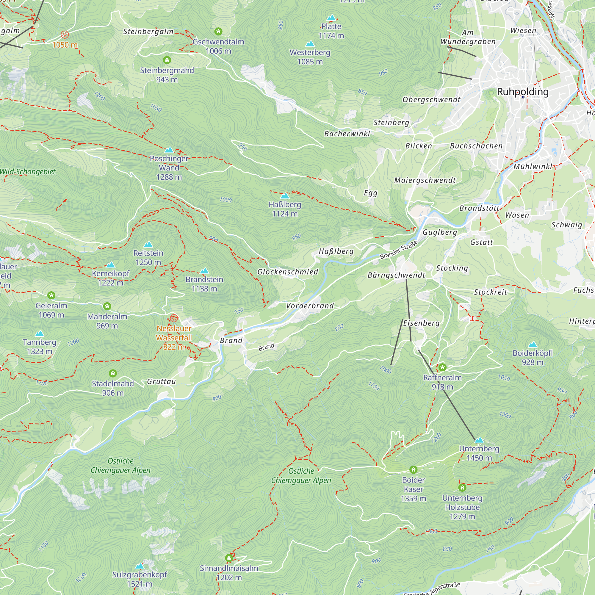 Staudigel Diensthütte map