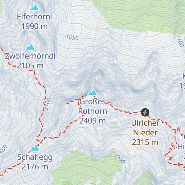 Map of Großes Rothorn
