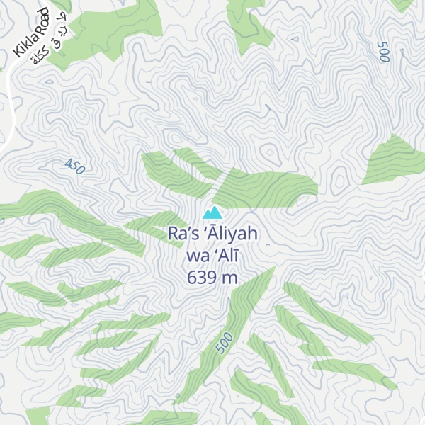 Map of Ra’s ‘Āliyah wa ‘Alī