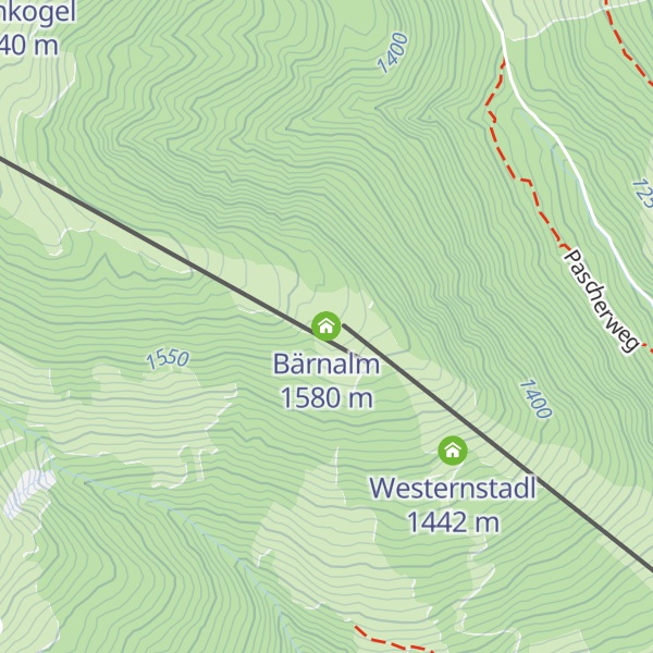 Map of Bärnalm