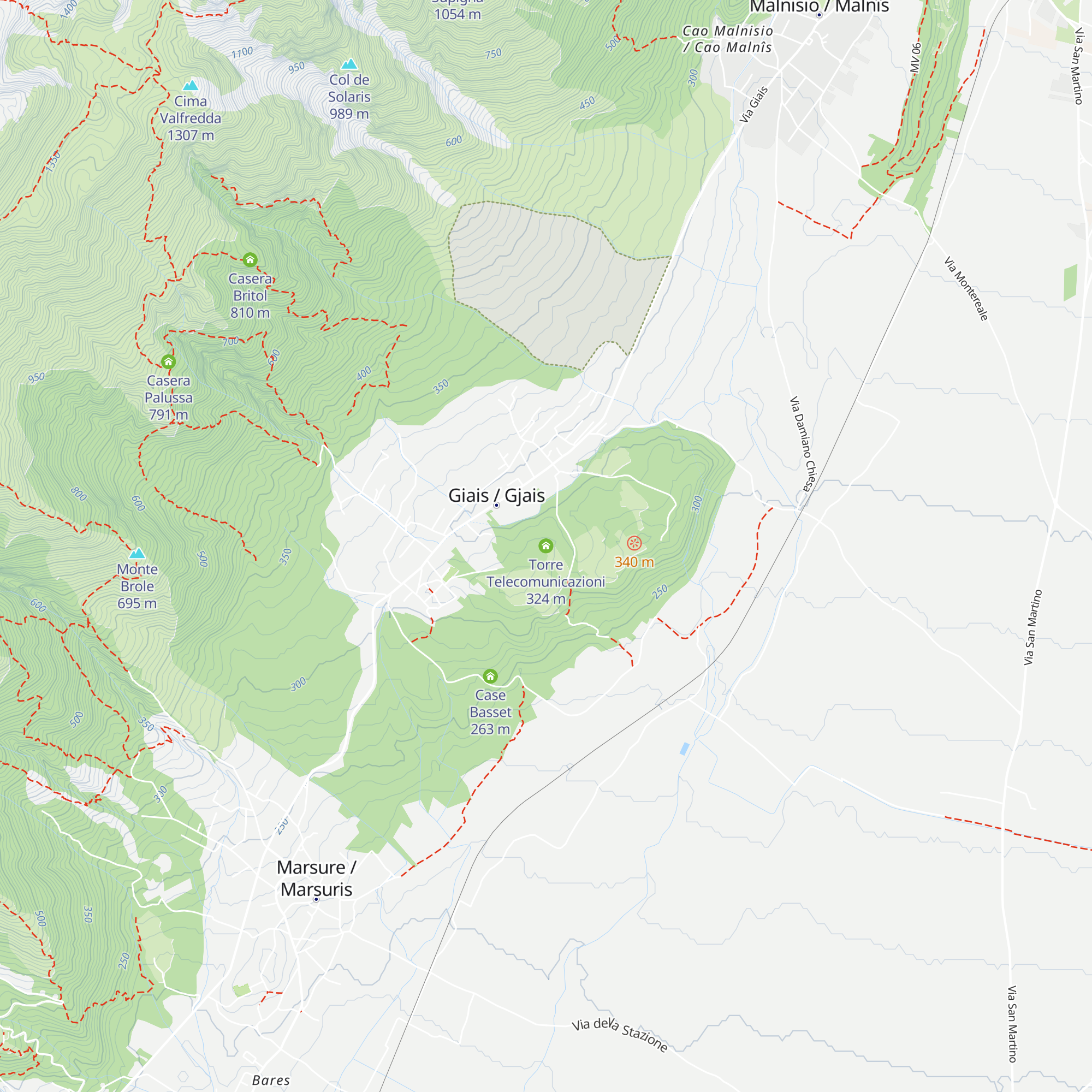 Torre Telecomunicazioni map