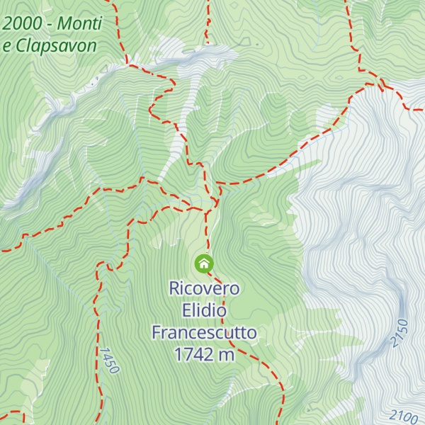 Map of Casera Montemaggiore
