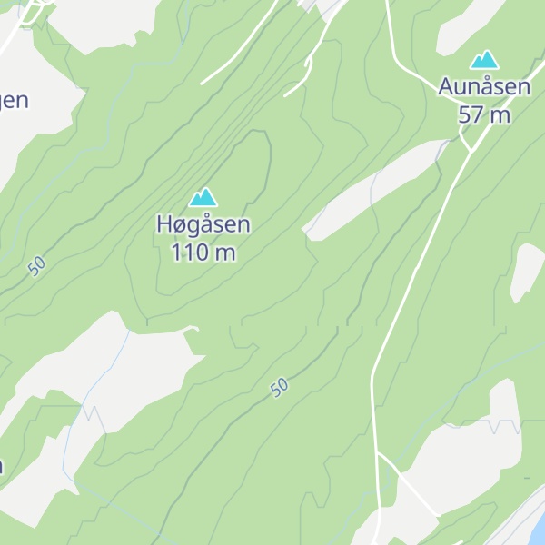 Map of Seteråsen