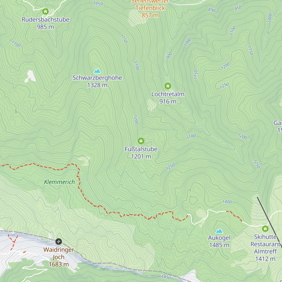 Fußtalstube map