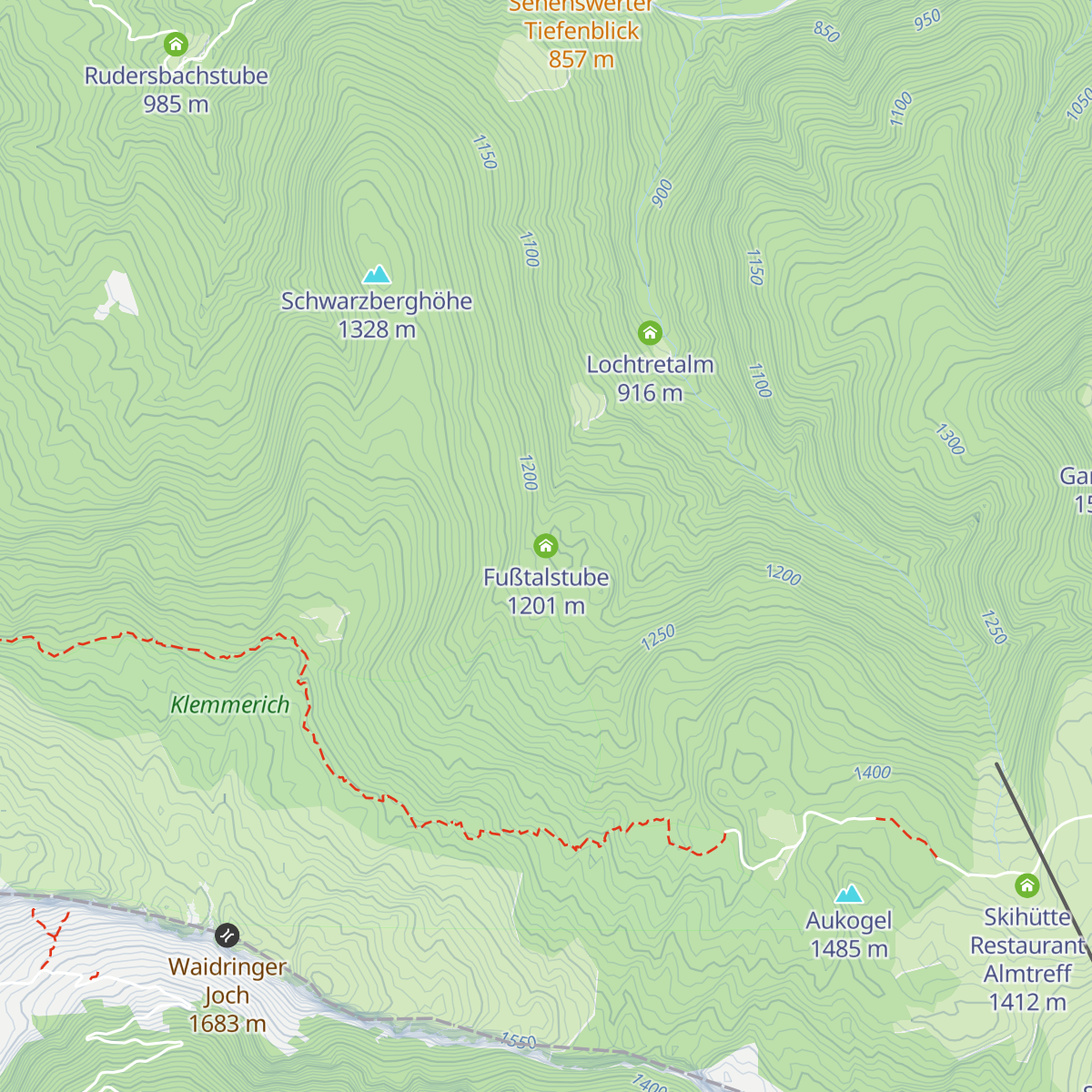 Fußtalstube map