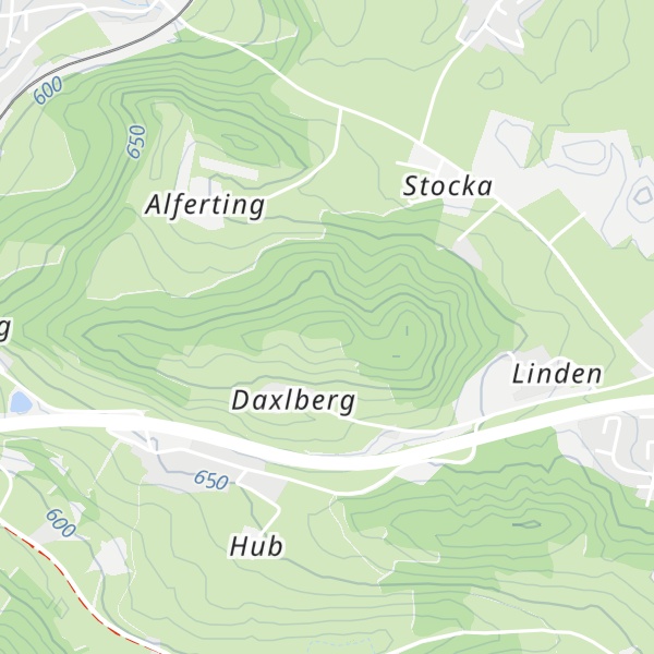 Map of Daxlberg