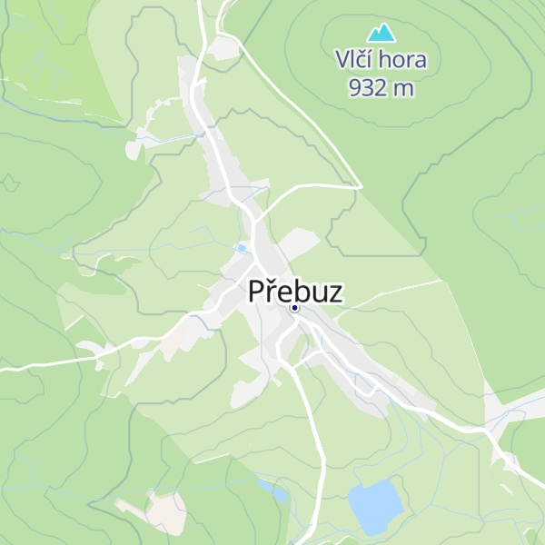 Map of Kovářská bouda