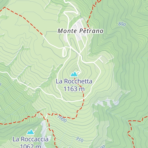 Map of La Rocchetta