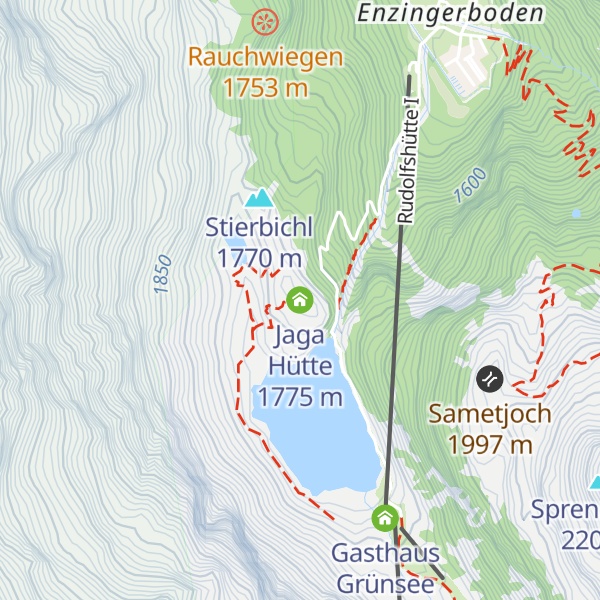 Map of Jaga Hütte