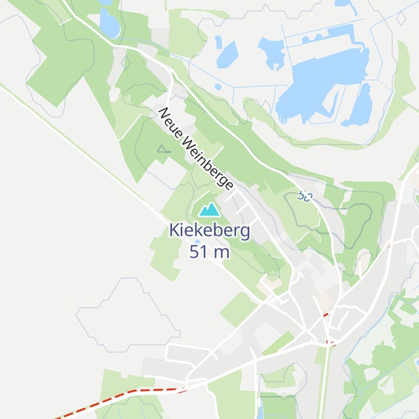 Map of Kiekeberg