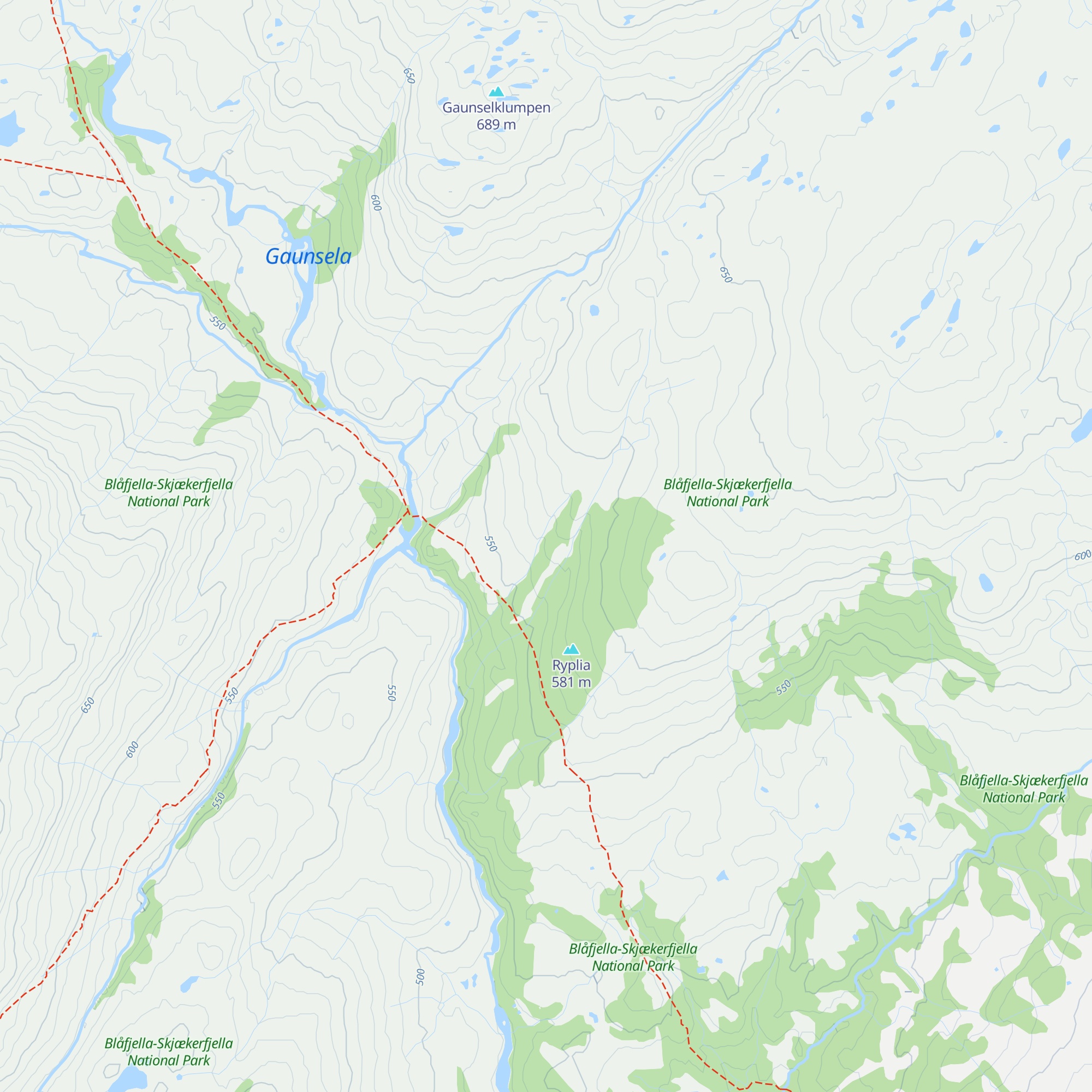 Ryplihytta map