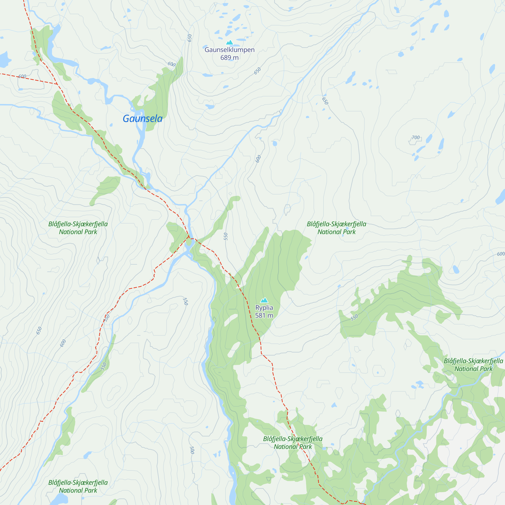 Ryplihytta map