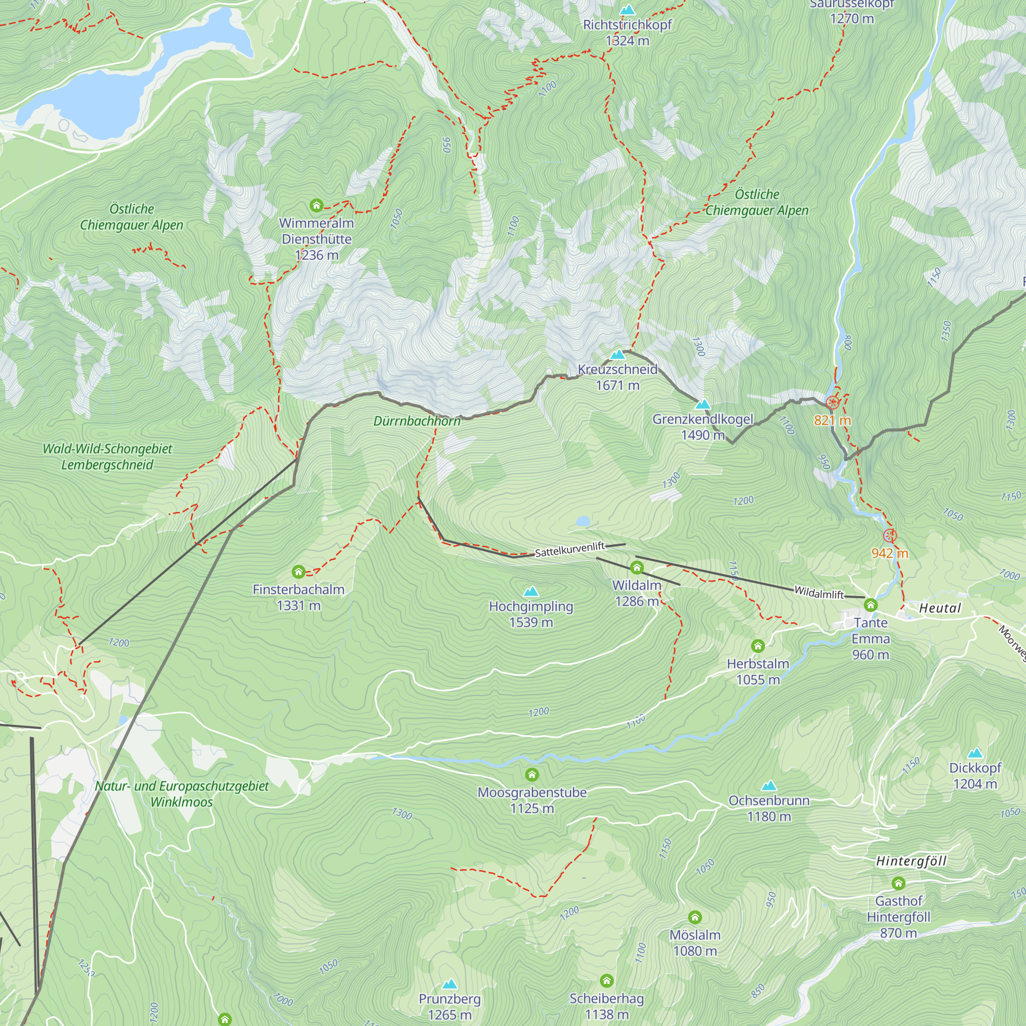 Riegerkaser map