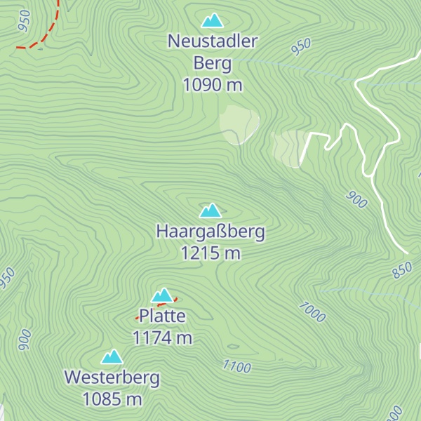 Map of Haargaßberg