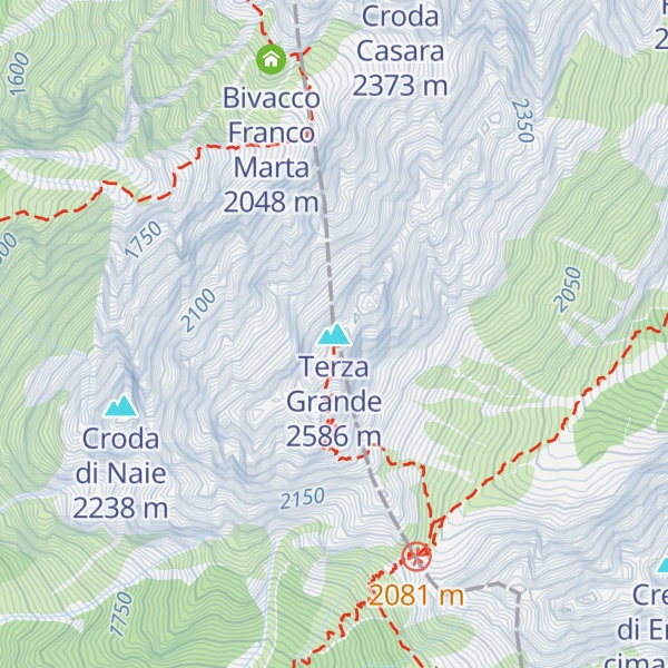 Map of Terza Grande