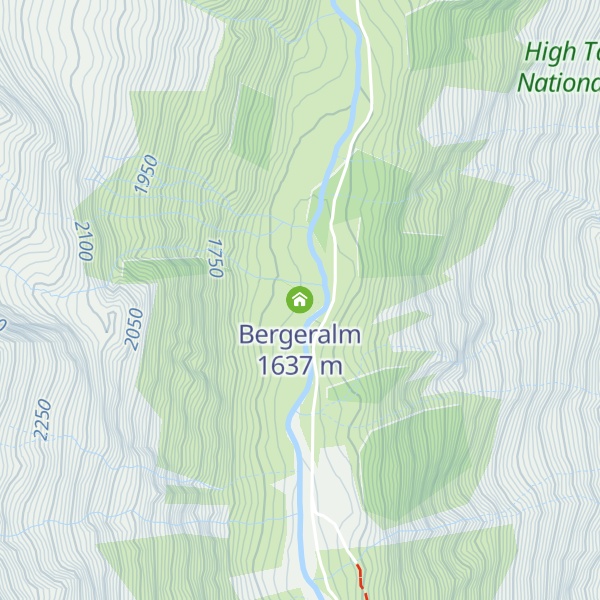 Map of Bergeralm