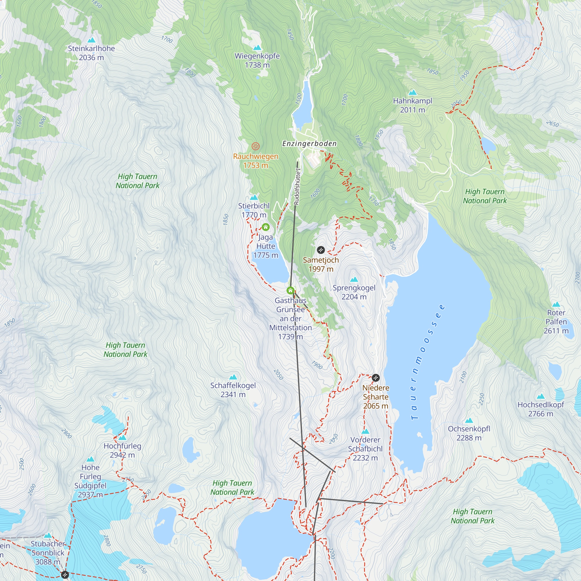 Gasthaus Grünsee an der Mittelstation map