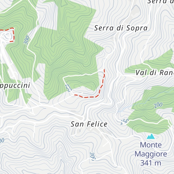 Map of Monte Faggeto