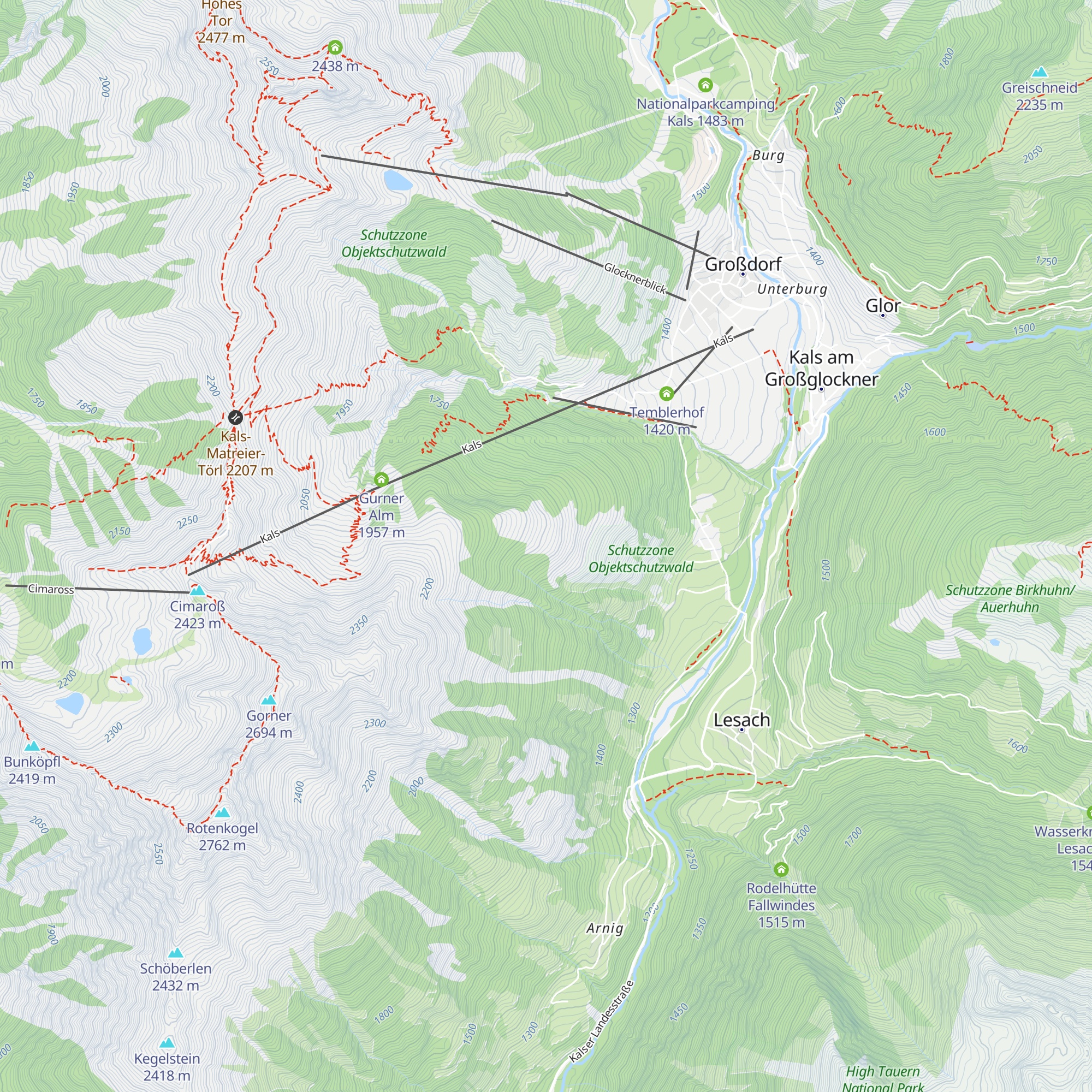 Figeralmhütte map