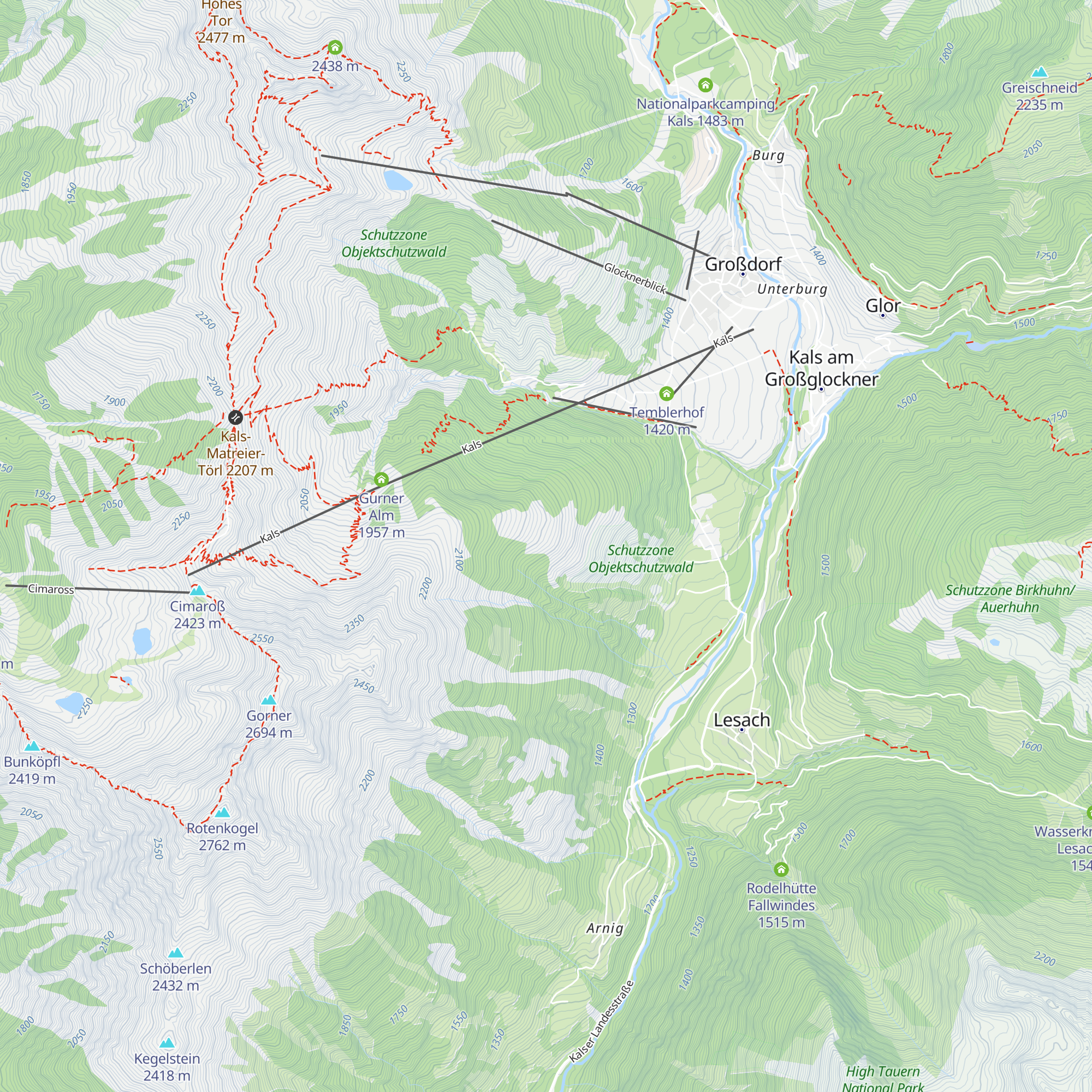 Figeralmhütte map
