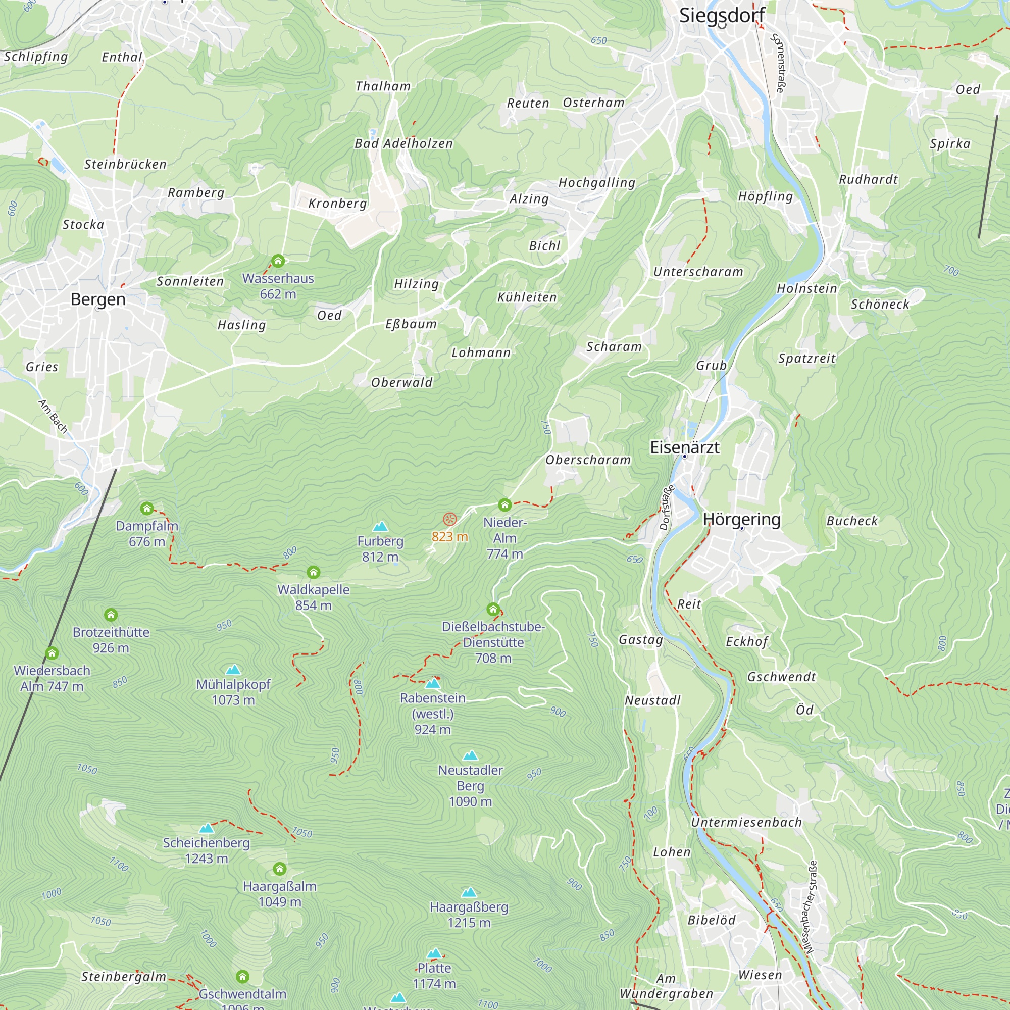Nieder-Alm map