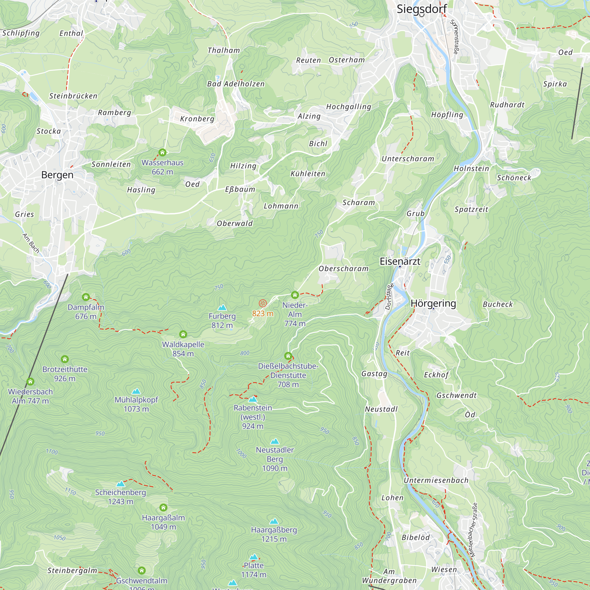 Nieder-Alm map