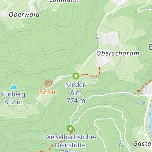 Map of Nieder-Alm