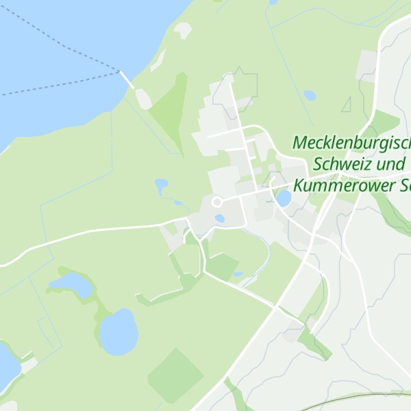 Map of Schloß Teschow