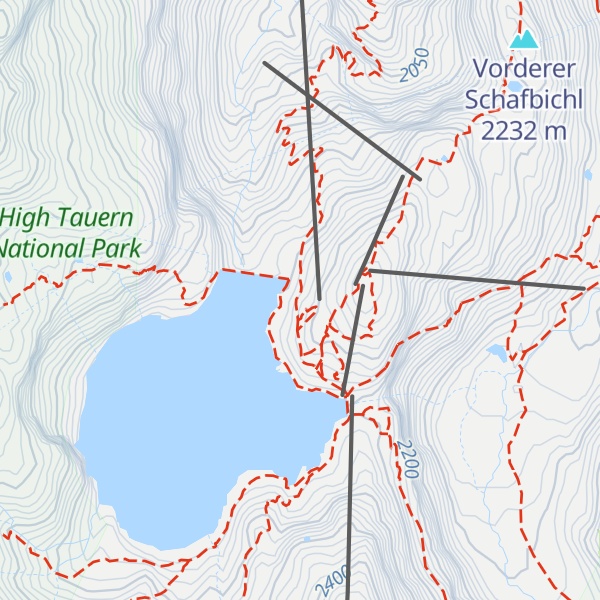 Map of Erich Steinböck Hütte
