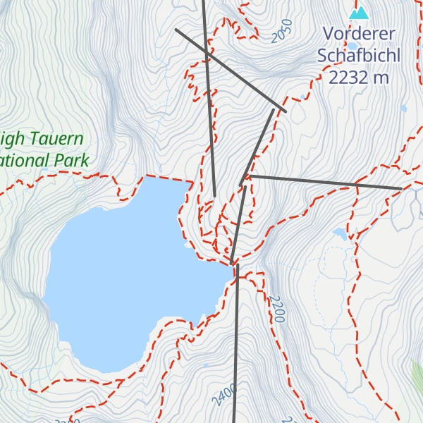 Map of Berghotel Rudolfshütte