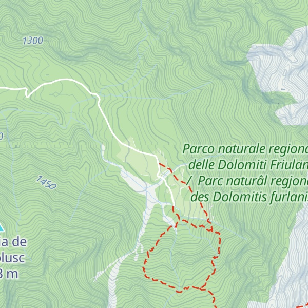 Map of Malga Senons