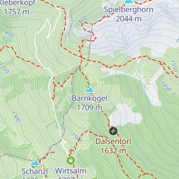 Map of Barnkogel
