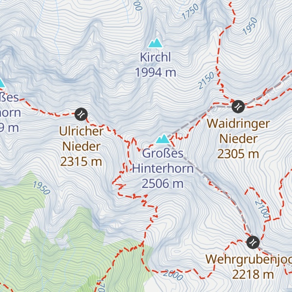 Map of Mitterhorn