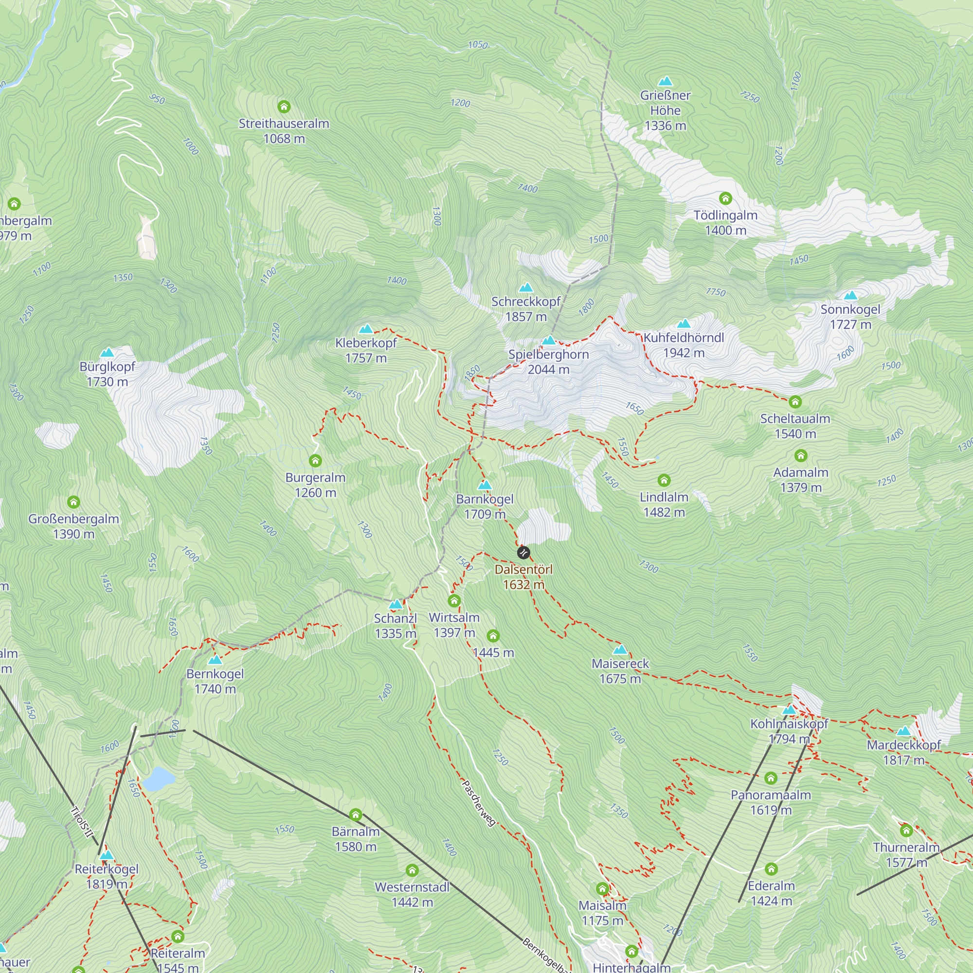 Barnkogelhütte map