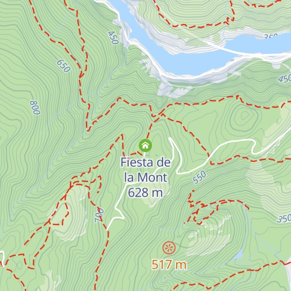 Map of Fiesta de la Mont