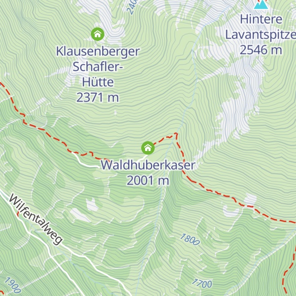 Map of Waldhuberkaser