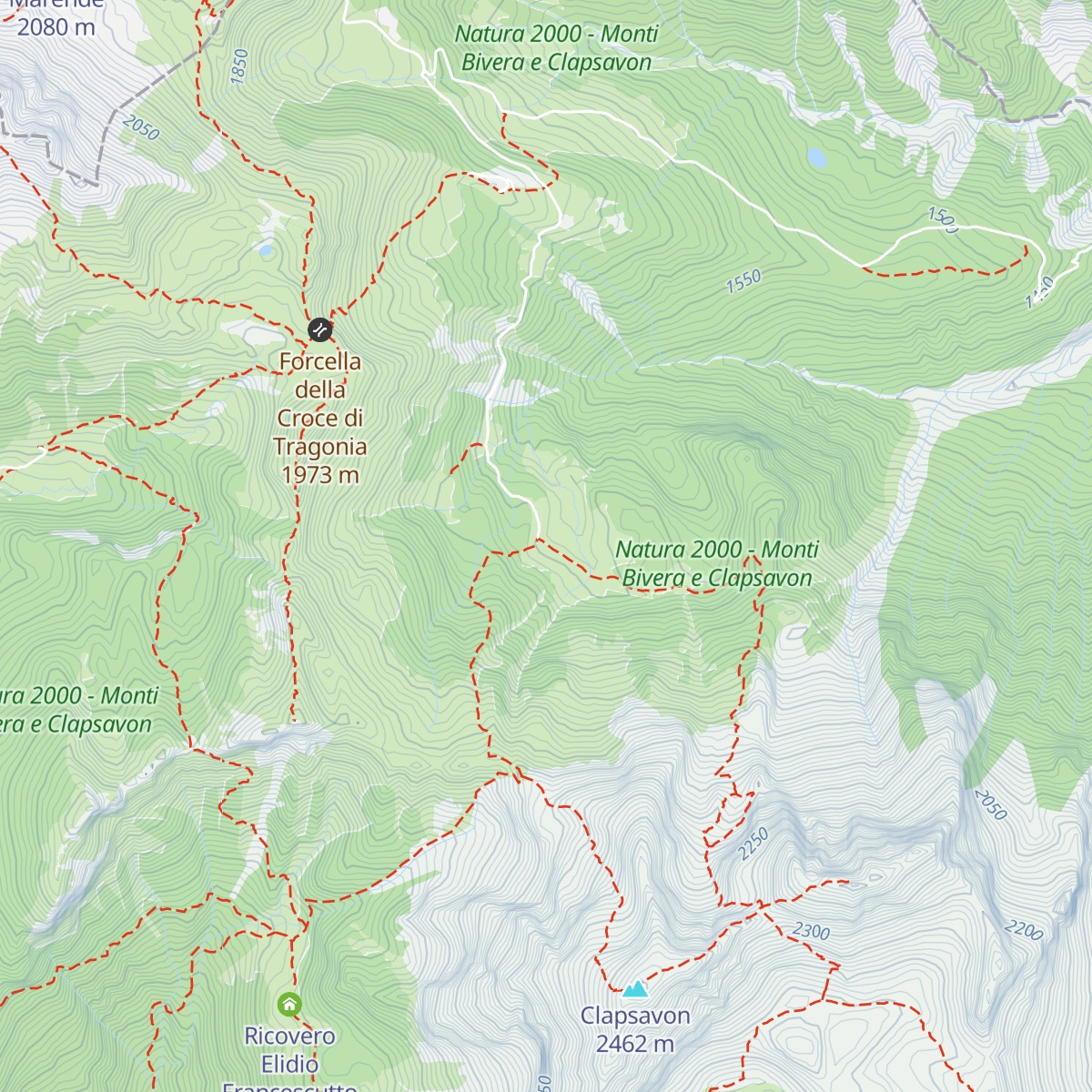 Casera Chiansaveit map