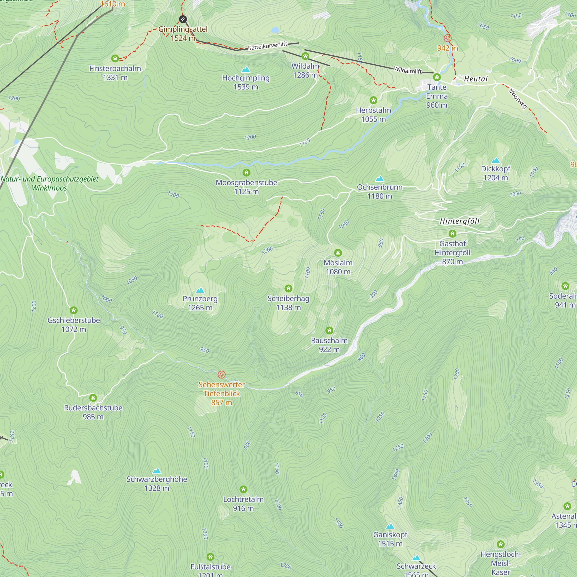 Scheiberhag map