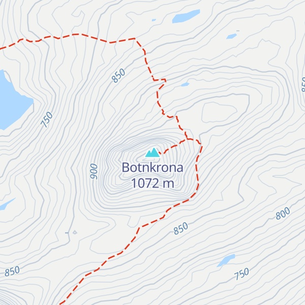 Map of Botnkrona