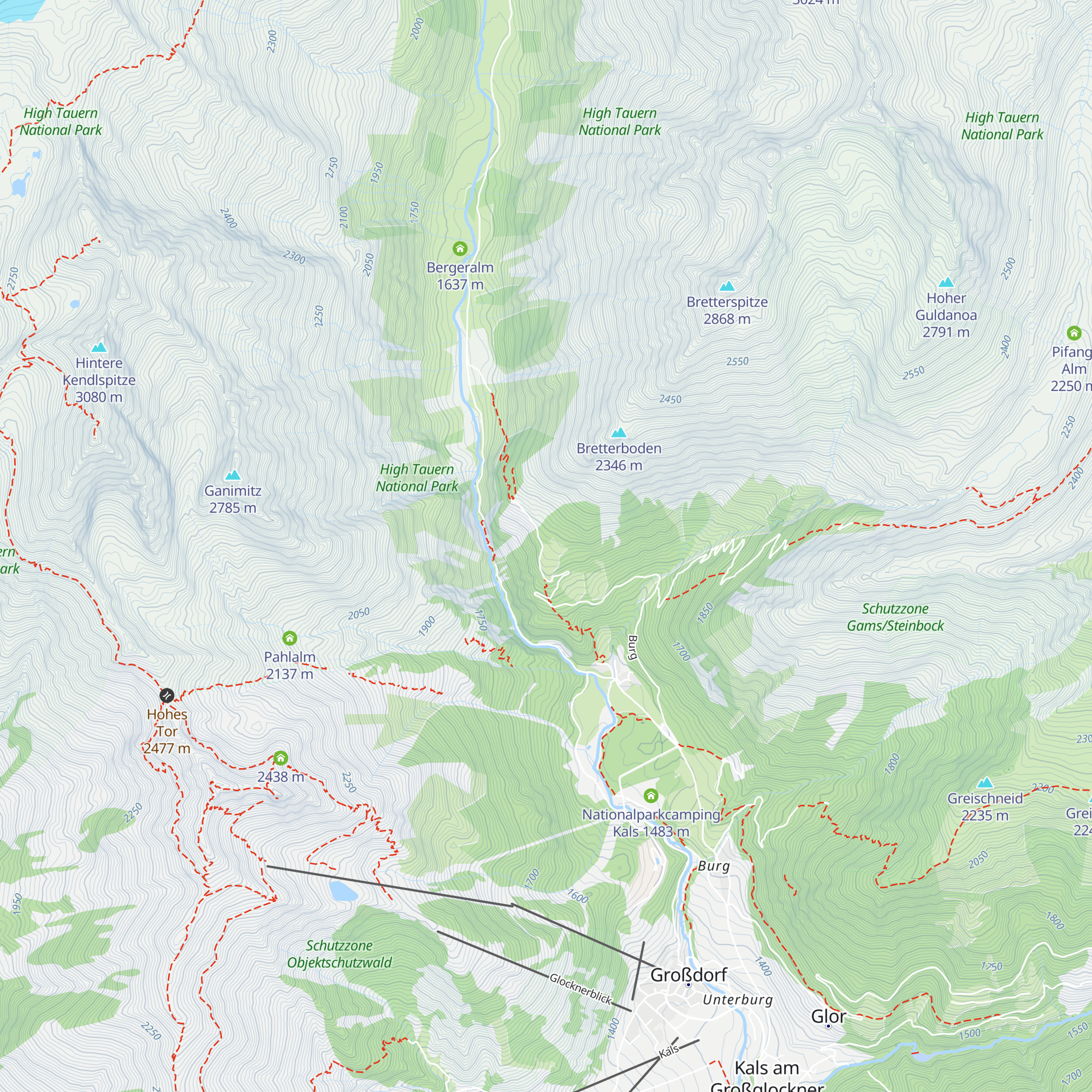 Moaalm map