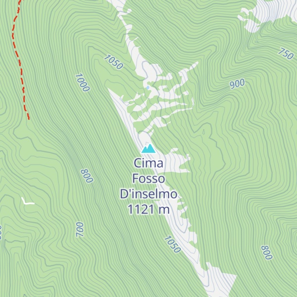 Map of Cima Fosso D'inselmo